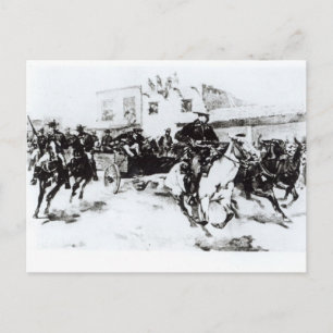 Postal Garret trae a Billy the Kid, 1880