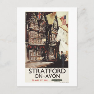 Postal Garrick Inn y el Poster de Harvard House Rail