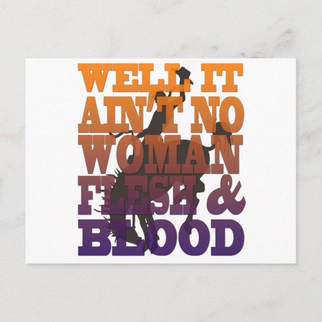 Postal Garth Brooks ~ Rodeo (Anverso)