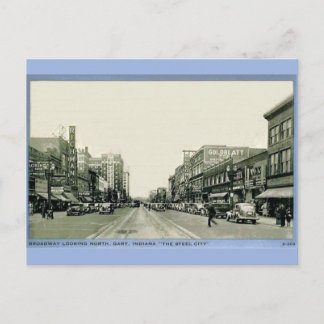 Postal Gary, Indiana, era de la depresión