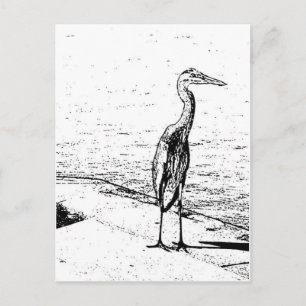 Postal Garza en tinta