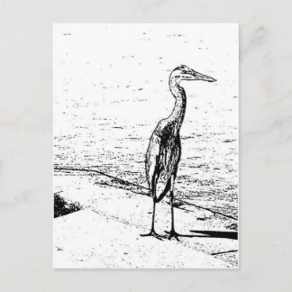 Postal Garza en tinta