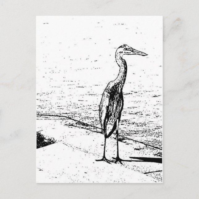 Postal Garza en tinta (Anverso)