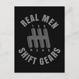 Postal Gases de cambio de los hombres reales