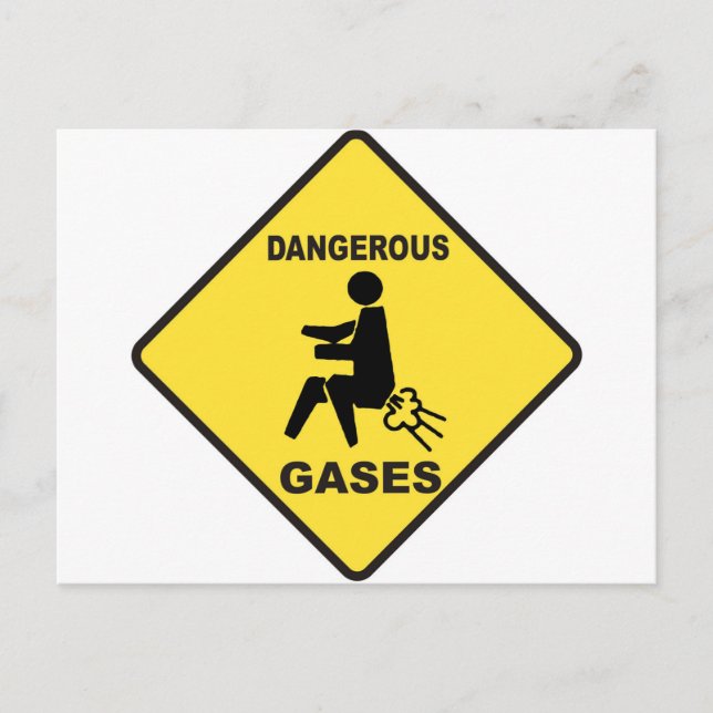 Postal Gases peligrosos (Anverso)
