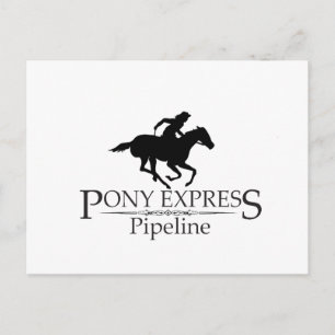 Postal Gasoducto Pony Express