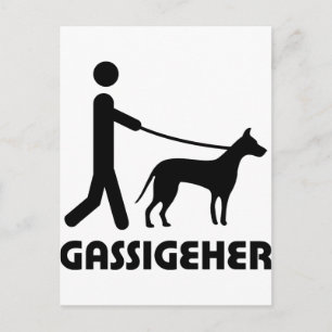 Postal Gassigeher dog walker hund