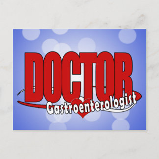 Postal Gastroenterólogo MÉDICA LOGO BIG RED