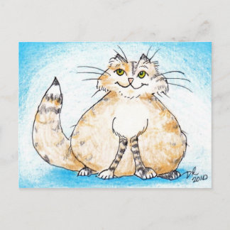 Postal Gate Kitty Fat Kitty, ¿dónde has estado?