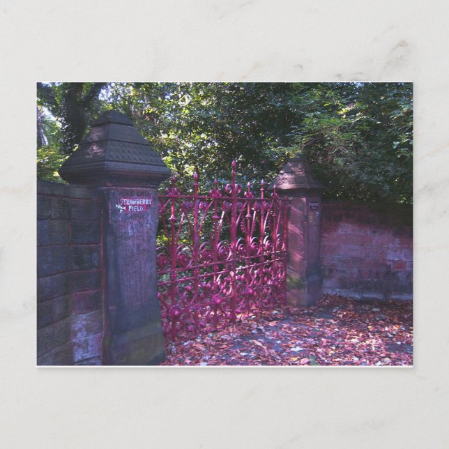 Postal Gates to Strawberry Fields Liverpool (Anverso)