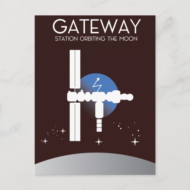 Postal Gateway - Station orbiting the moon (Anverso)