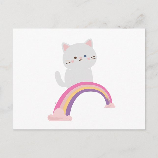 Postal Gatito adorable  (Anverso)