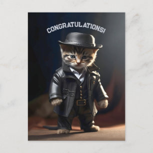 Postal Gatito Gángster