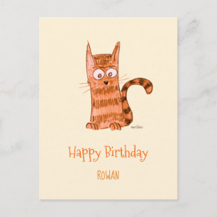 Postal Gatito juguetón