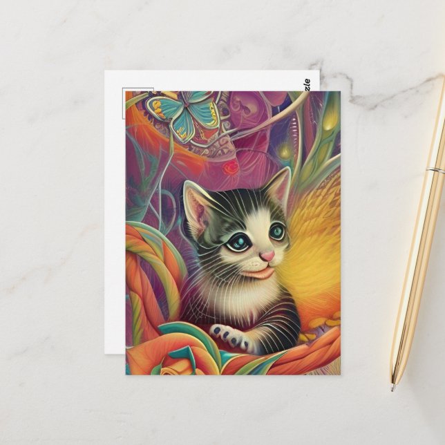 Postal Gatitos Adorables 1 (Anverso/Reverso In Situ)