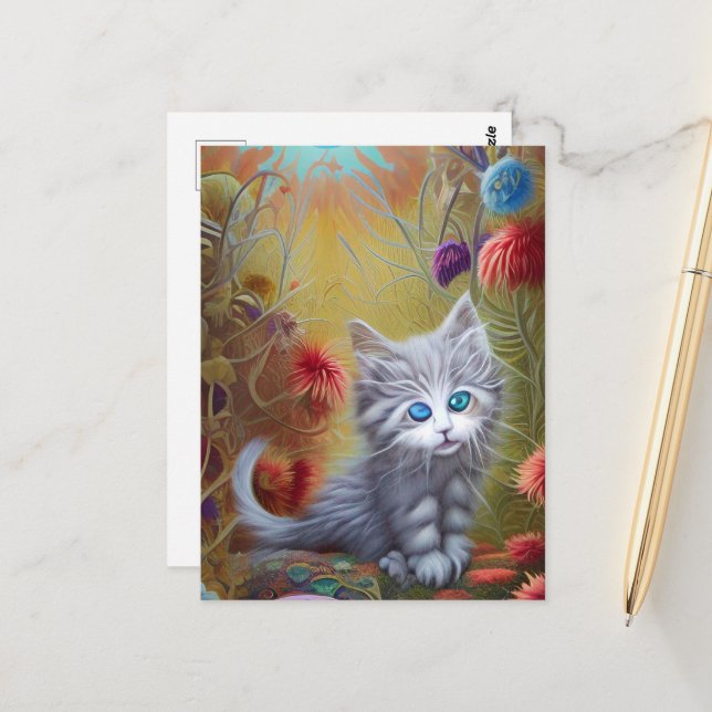 Postal Gatitos Adorables 2 (Anverso/Reverso In Situ)