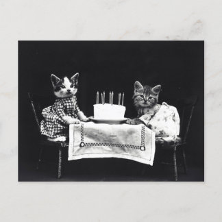 Postal Gatitos de cumpleaños