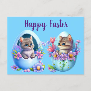 Postal Gatitos de Pascua