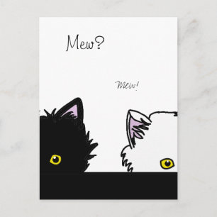 Postal Gatitos de Peeping