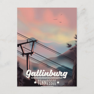 Postal Gatlinburg Grandes Montañas Humeantes Tennessee