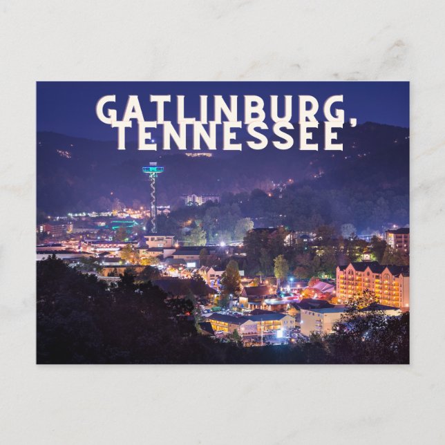 Postal Gatlinburg, Tennessee Postcard (Anverso)