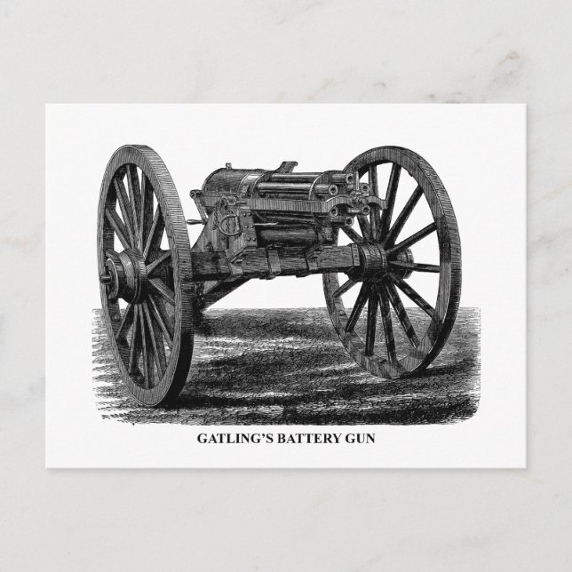 Postal Gatling Gun (Anverso)