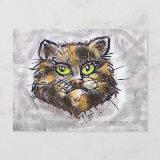 Postal Gato (Anverso)