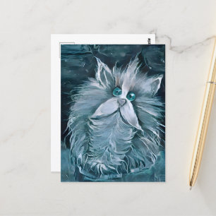 Postal Gato 1 - Mirándote