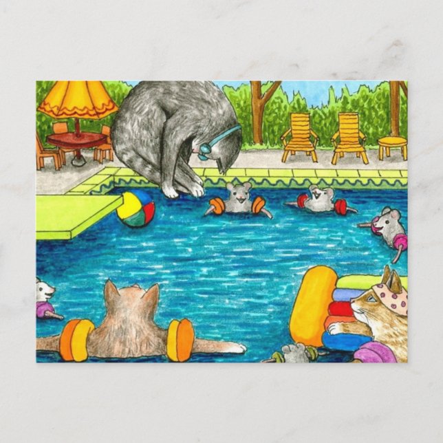 Postal Gato 383 (Anverso)