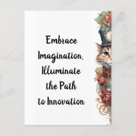 Postal Gato 7 Navidades