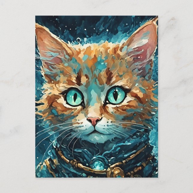 Postal Gato Adorable (Anverso)