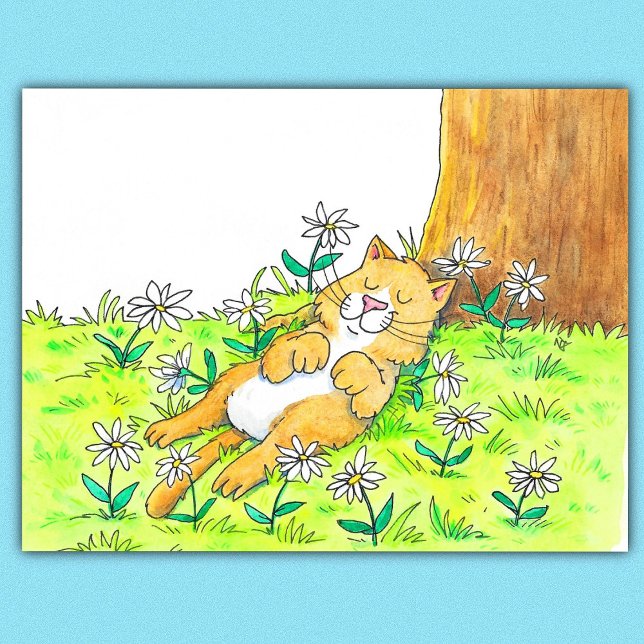 Postal Gato Adorable (Subido por el creador)