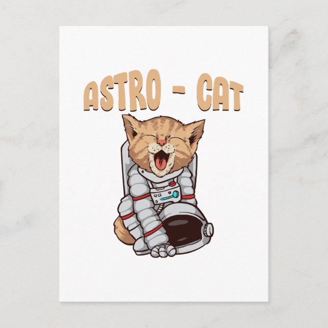 Postal Gato Astro (Anverso)