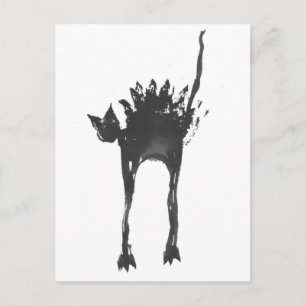 Postal gato aterrador