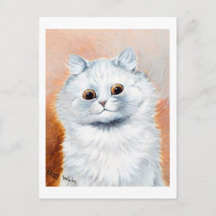 Postal Gato blanco, Louis Wain