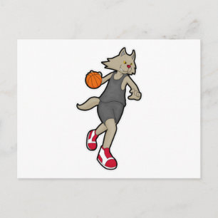 Postal Gato como jugador de baloncesto con baloncesto