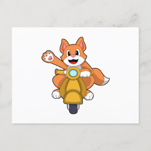 Postal Gato como motociclista con Scooter.PNG