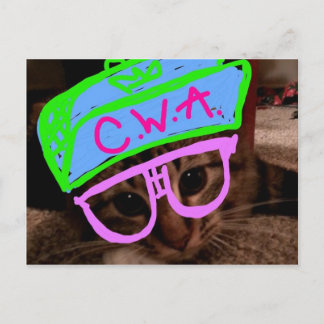 Postal Gato con actitud