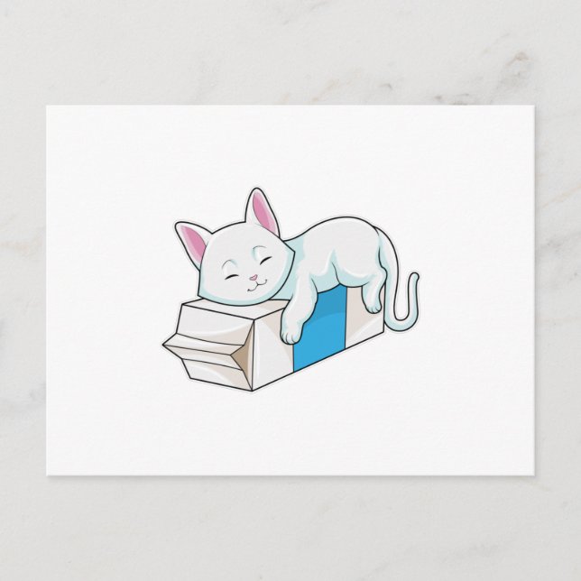 Postal Gato con leche (Anverso)