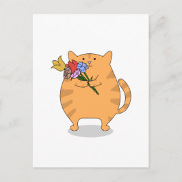 Postal Gato de agradecimiento