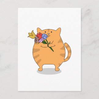 Postal Gato de agradecimiento