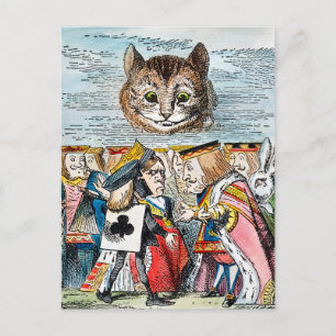 Postal Gato de Cheshire, 1865