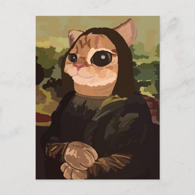 Postal Gato de corte (Anverso)