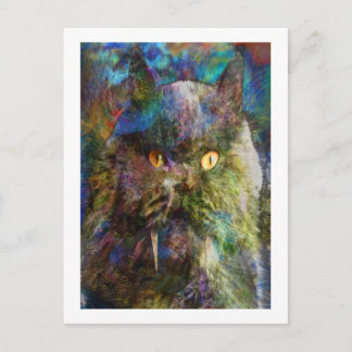 Postal Gato de cueva