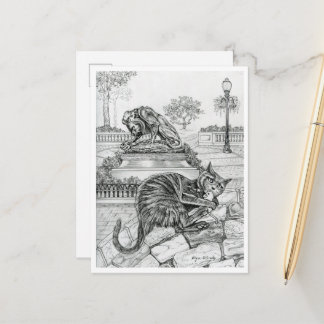 Postal Gato de Filadelfia en Rittenhouse