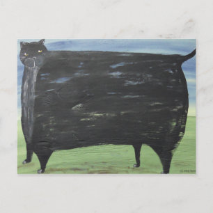 Postal Gato de grasa popular