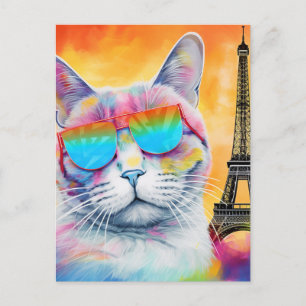 Postal Gato de Guay en París