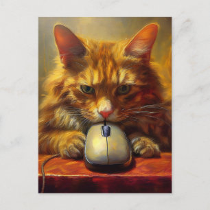 Postal Gato de IA