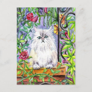 Postal Gato de jardín