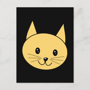 Postal Gato de jengibre.